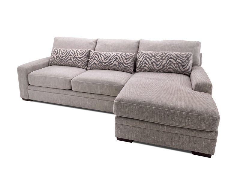 2612 Amalfi Sectional 3-4 in 2540-92 Applegate Pebble