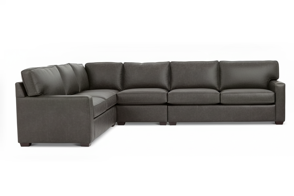 Keyport Sectional Leather | Stone & Leigh