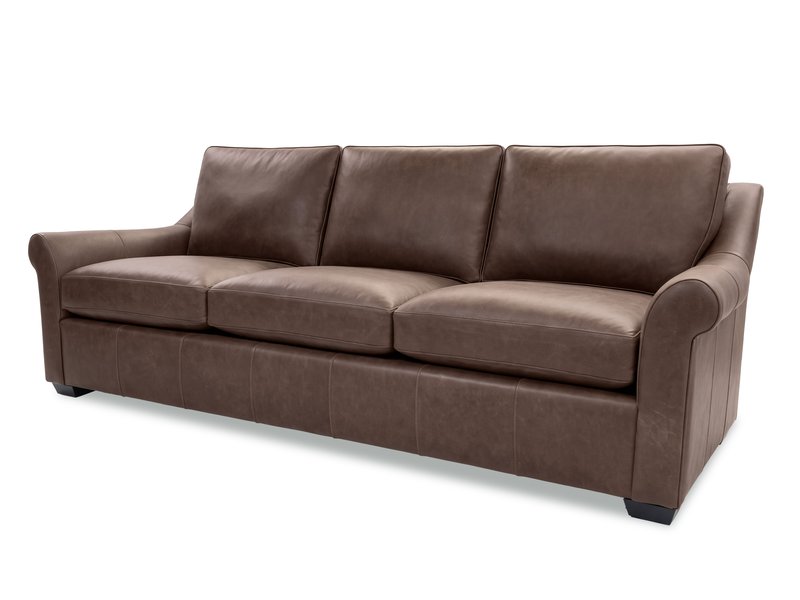 L2608-350 Tucson Leather Sofa 3-4