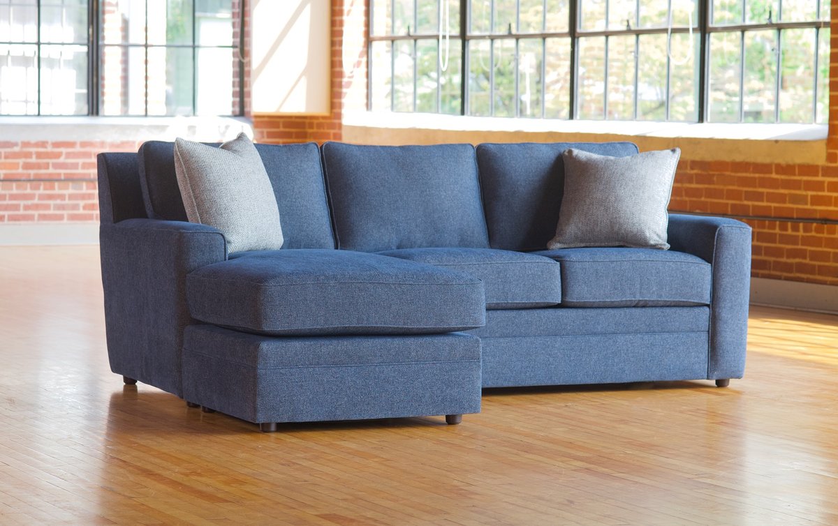 Riley Sectional Blue Angle