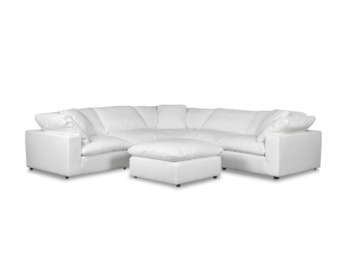 K2009-43 L Sofa + Ottoman Angle