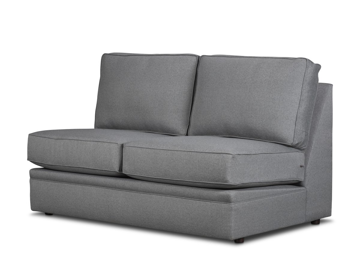 2150-130 Armless Loveseat Side Angle