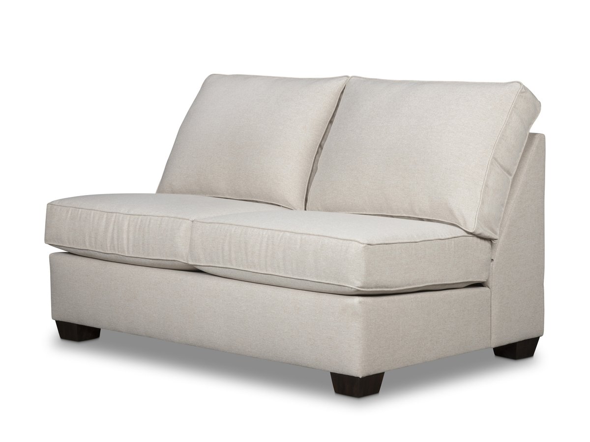 2154-130 Armless Loveseat (Side Angle)