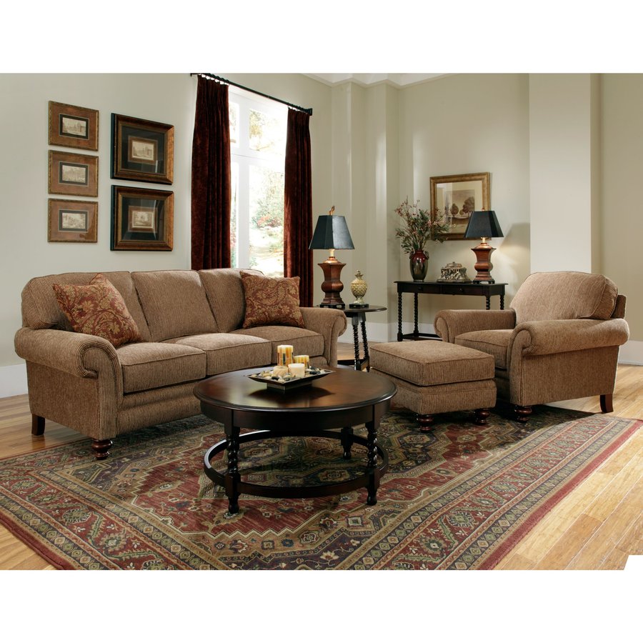 6112Q1 Sofa, Chair, Ottoman Room Scene