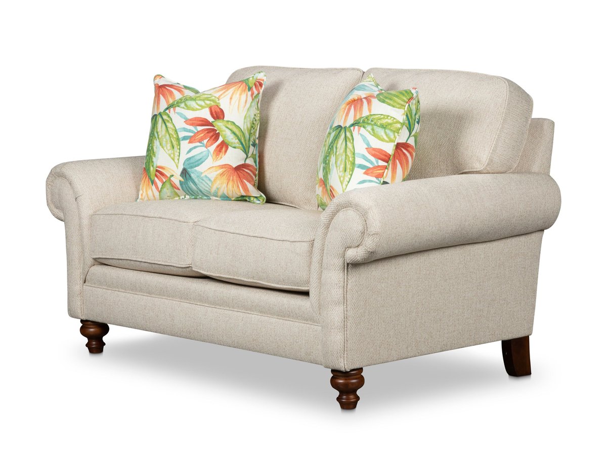 6112-1 Loveseat Angled _ Pillows 2100-23
