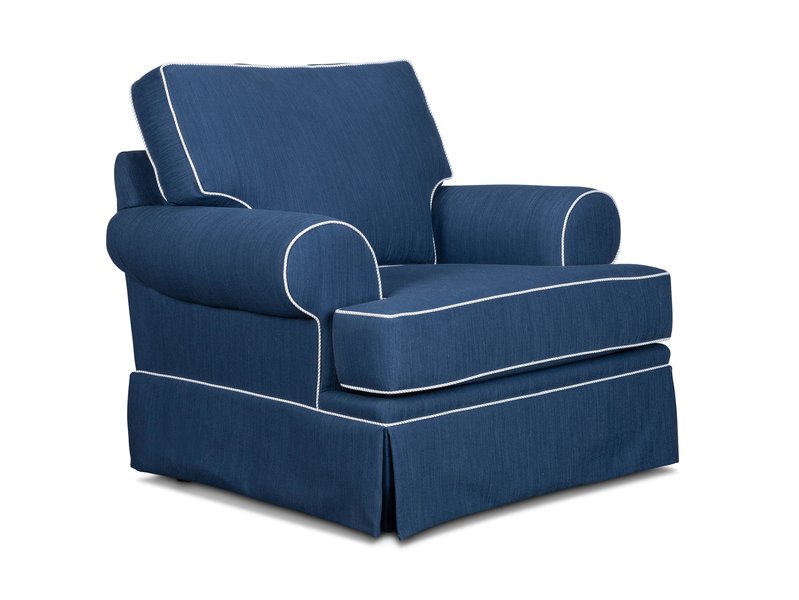 6262-0Q7 Emily Blue Denim Chair Angle